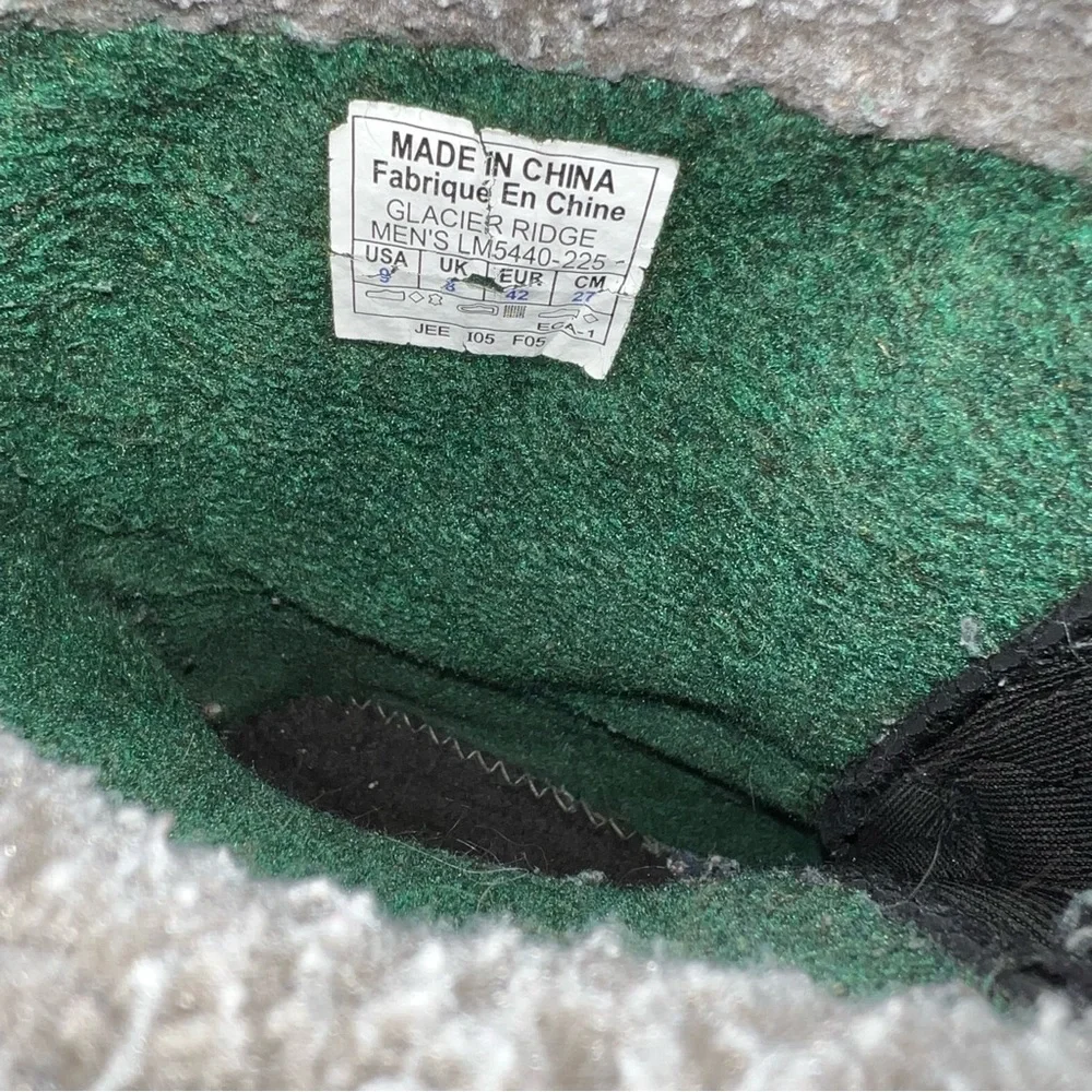 Sorel Men’s Caribou Glacier Ridge Leather Winter Snow Boots Sz9. Great condition